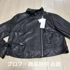 新品未使用 合成皮革 ジャケット L