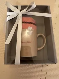 【新品未使用】familiar ギフトセット（マグカップ・タオルハンカチ）