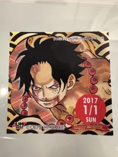 JUMP SHOP 365日ステッカー ワンピース ポートガス・D・エース