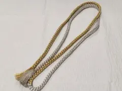 礼装用帯締め　金銀