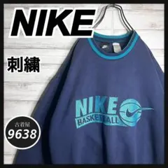 【入手困難!!】ナイキ ✈︎刺繍ロゴ ゆるだぼ 白タグ 裏起毛 トレーナー