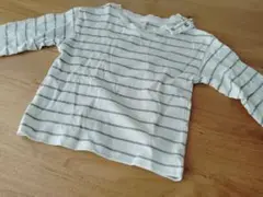 H&M ストライプ 長袖Tシャツ 9-12M 80cm