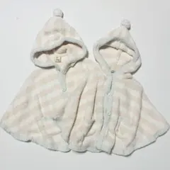 ジェラートピケ★キッズフード付きポンチョパジャマXS/XXSセット