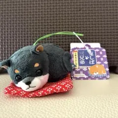 豆しば三兄弟お座布でのんびりマスコット