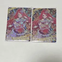 【おまけ付き】ひみつのアイプリサクラ スカーレットバタフライバズリウム2枚セット