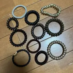 ヘアゴム 11個セット ブラック等