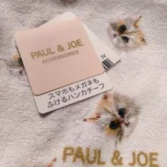 【新品未使用品】PAUL & JOE ハンカチ タオル 猫 ギンガムチェックのサムネイル