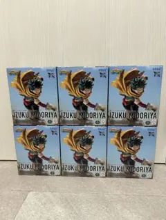 僕のヒーローアカデミア XrossLink フィギュア 緑谷出久 6個