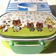 新品未使用 あつまれどうぶつの森 任天堂 入れ子式2段式弁当箱 コンパクト収納のサムネイル