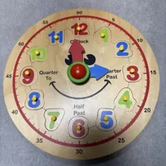HAPE 時計　ハッピーアワークロック　木のおもちゃ　型はめ　知育玩具のサムネイル