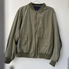 オゾック　リバーシブル　ジャケット カーキ　ネイビー　アウター　ブルゾン
