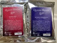 Queens Henna イエロー＆ニューブラウン 2袋セット - メルカリ