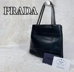 PRADA アーカイブ　レザートートバッグ　ギャンティカード付き