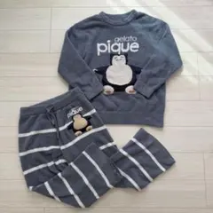 先着順❗️ジェラートピケ カビゴン ポケモン ルームウェア上下セット パジャマ