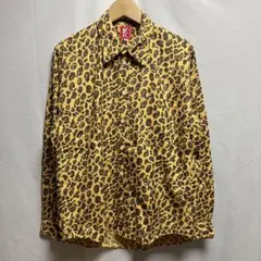 A BATHING APE レオパード柄 長袖シャツ L エイプ　豹　猿のサムネイル
