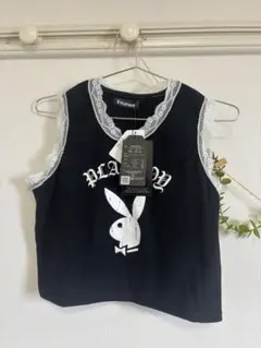 【新品】しまむら　 アベイル　プレーボーイ　ブラトップタンクトップ　レースのサムネイル