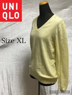ユニクロ　カシミア混ニット　サイズＸＬ