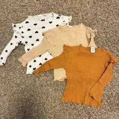 SHEIN 女児　長袖カットソー　3枚セット　70
