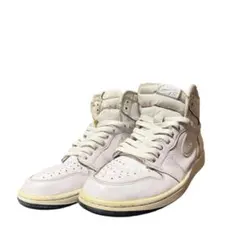 Nike Air Jordan 1 ホワイトハイカットスニーカー