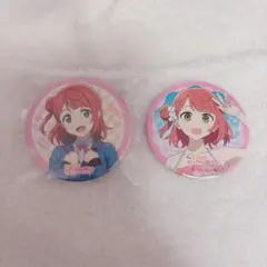 ラブライブ 虹ヶ咲 上原歩夢 えいがさき 缶バッジ