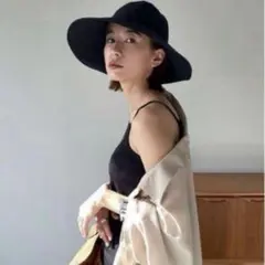 clane × kijima takayuki コットンナイロンハット 黒 1