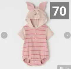 【新品タグ付】コトリ ピグレット なりきり ロンパース 70