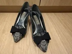 DIANA レースリボン付きハイヒール