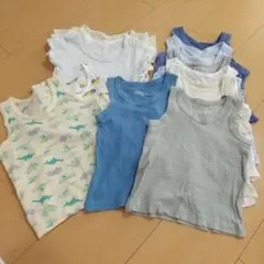 タンクトップ&半袖肌着セット 90cm