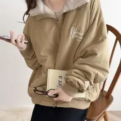 クラシカルエルフ アウター ベージュ Lサイズ ボア ブルゾン