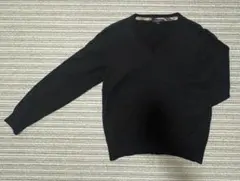 BURBERRY LONDON Ｖネック　セーター　黒のサムネイル
