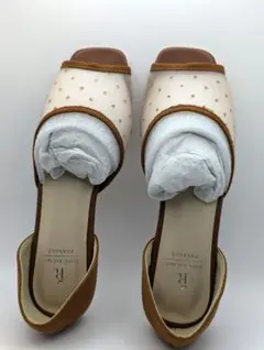 ロペピクニックパサージュ フラットサンダル ドットチュール フラットシューズ