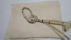 アイボリーの帯揚げ、帯締めのセット MJ18―346