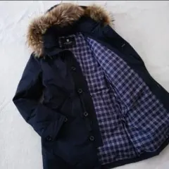 極美品 M ブラックレーベルクレストブリッジ 最高級 ダウンコート ジャケット