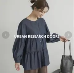 URBAN RESEARCH DOORSライトデニムオーバー シャツチュニック