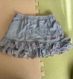 メゾピアノ⭐︎花柄デニムスカート