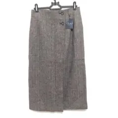 大人気✨ ヘリンボーンタイトスカート ブラウン Mサイズ