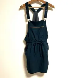 美品　Ray Cassin オーバオールミニワンピース　サイズ(F) グリーンのサムネイル