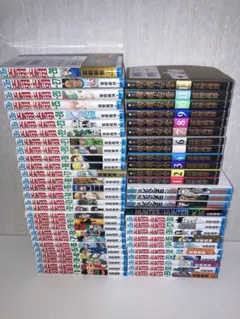 ハンターハンター全巻+幽遊白書全巻+レベルＥ全巻+ガイドブック　計54冊セット ハンターハンター全巻+幽遊白書全巻+レベルE全巻+ガイドブック 計54冊
