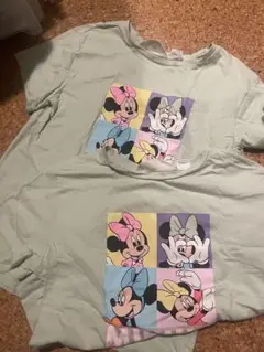 H&M Tシャツ ２枚セット　ミニー　ディズニー　サイズ140 双子