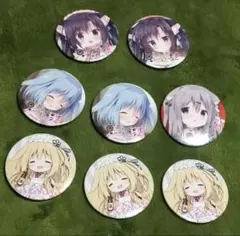 きゃべつそふと あまいろショコラータ 缶バッジ　しらたまこ　梱枝りこのサムネイル