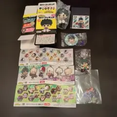 僕のヒーローアカデミア　ラバーフィギュア　ラバーマスコット　缶バッジ　緑谷出久