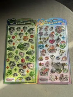 パワーパフガールズ うるちゅるポップシール 2シートセット