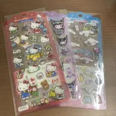 ドロップジェリーシール、キティ&クロミ&シナモン3枚まとめ売り