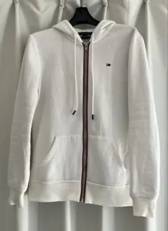 TOMMY HILFIGER ホワイトパーカー XXS