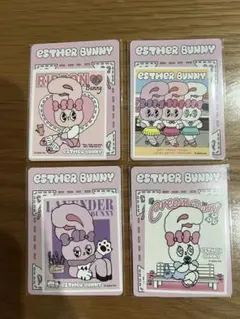 ESTHER BUNNY ステッカー 4枚セット