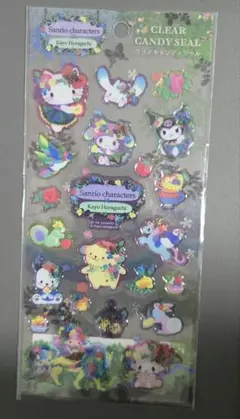 未開封　ホラグチカヨ　サンリオ　コラボ　クリアキャンディシール　ステッカー