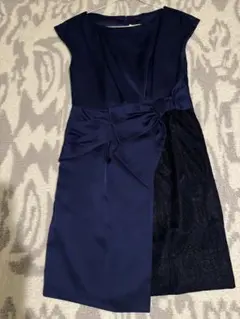 ネイビー ラップスタイル ドレス　セラヴィ　CEST LAVIE