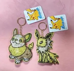 ポケットモンスター キラキラキーホルダー（ワンパチ、サンダース）