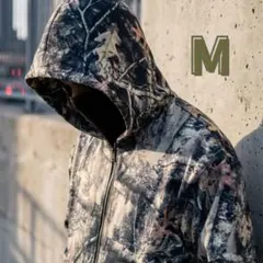 大人気 リアルツリー パーカー M 迷彩 ジップパーカー 海外 ストリート