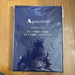 Aquascutum チェック柄ポーチ付き マナーバッグのサムネイル